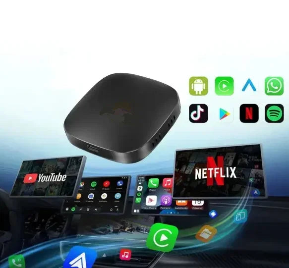 Boîtier CarPlay & AppConnect Sans Fil – Connection à toutes vos applis