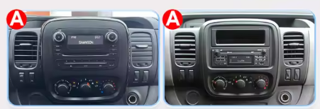 RENAULT TRAFIC 3 [2014–2021] – Sans écran d'origine