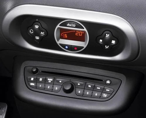 FAÇADE TWINGO 2 - ÉCRAN DÉPORTÉ (pour poste CarPlay)