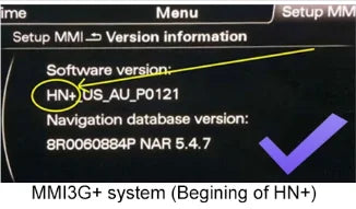 Boîtier CarPlay Audi A7 - HN+[2012–2018] – Écran d’origine