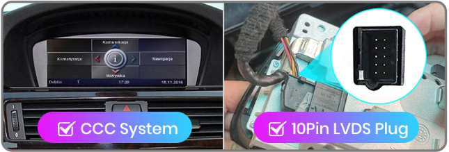 BMW SÉRIE 3 [2005–2012] E90 / E91 / E92 / E93 – Type A (CCC – 10 PIN)