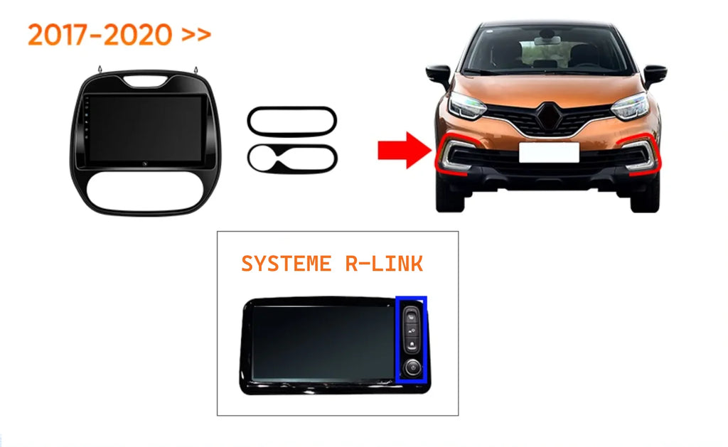 Renault Captur [2017–2020] – Système R-Link
