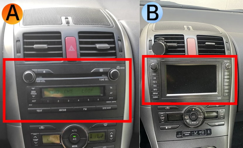 TOYOTA AURIS [2004–2012] Sans Écran d'origine