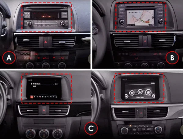 Mazda CX-5 [2012–2015] – Type B (GPS d’origine, boutons latéraux)