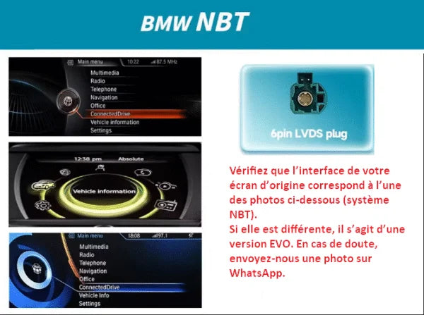 BMW X1 F48 [2014–2017] – Système NBT