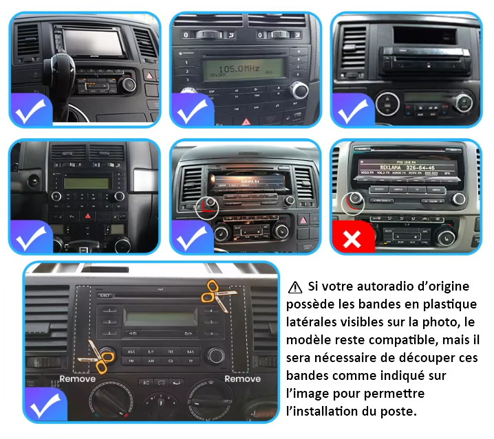VOLKSWAGEN (style d'origine) T5 TRANSPORTER - MULTIVAN - TOUAREG [2004–2011]