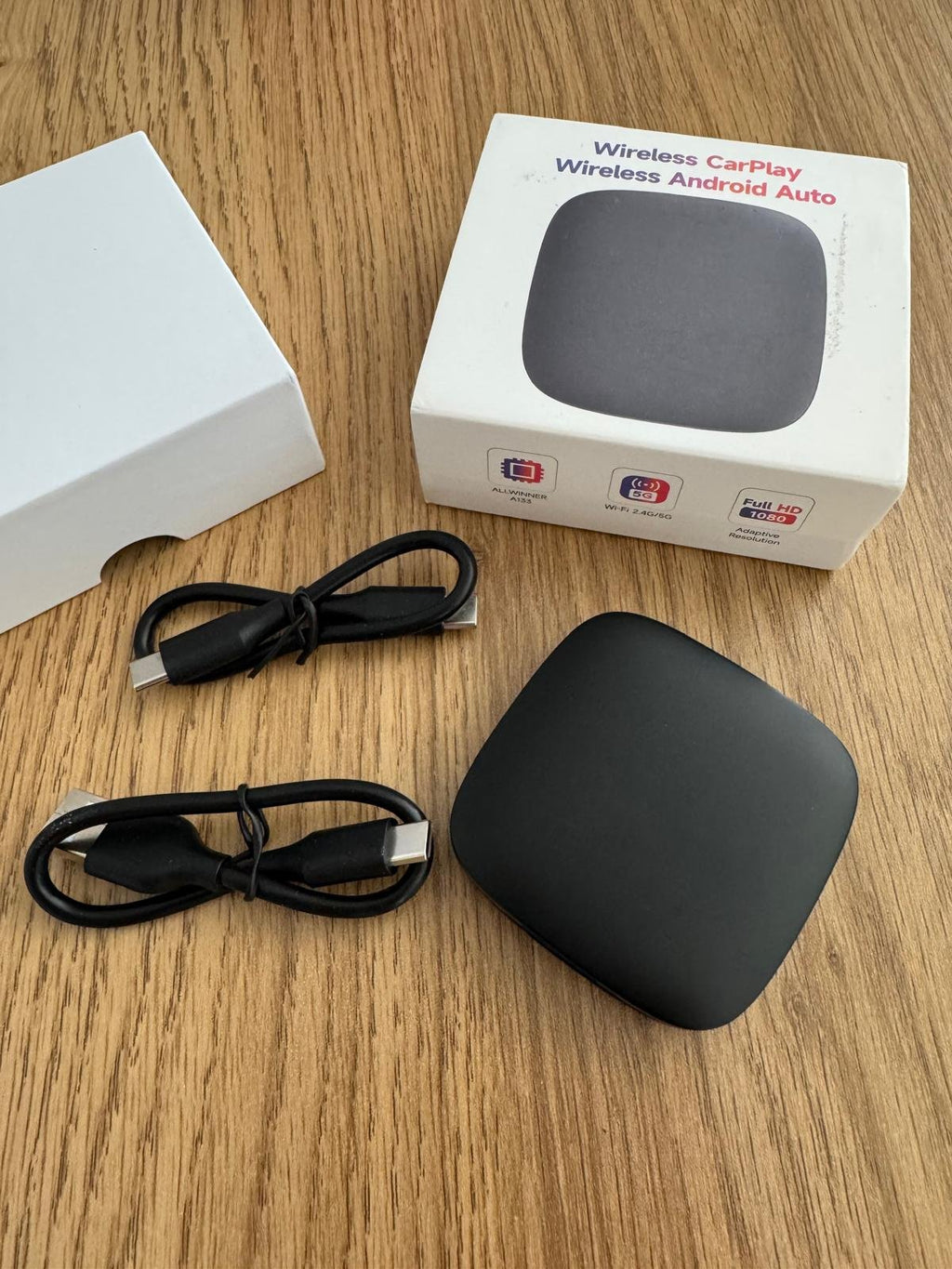 Boîtier CarPlay & AppConnect Sans Fil – Connection à toutes vos applis