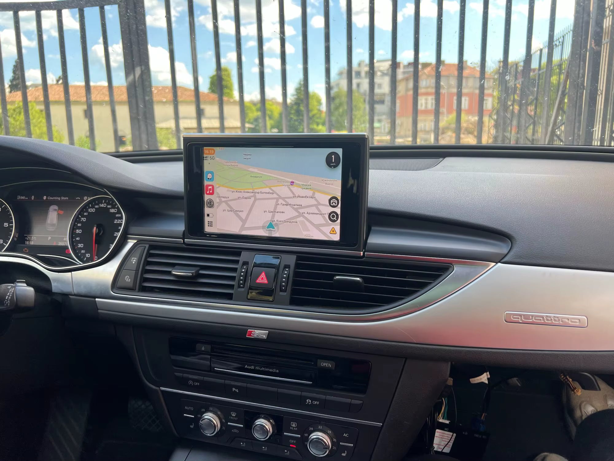 Boîtier CarPlay Audi A7 - MHI2 [2012–2018] – Écran d’origine
