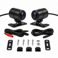 Double caméra HD témoin moto