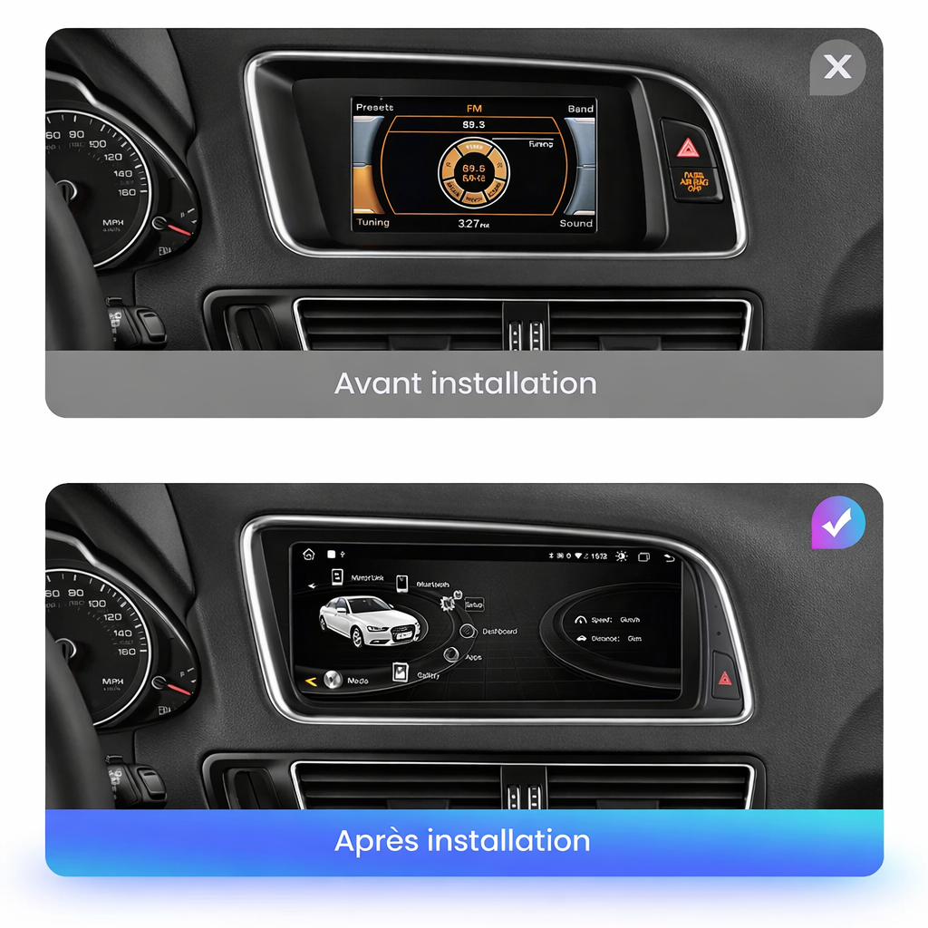 AUDI Q5 [2009–2015] – GPS d’origine - Warning à droite