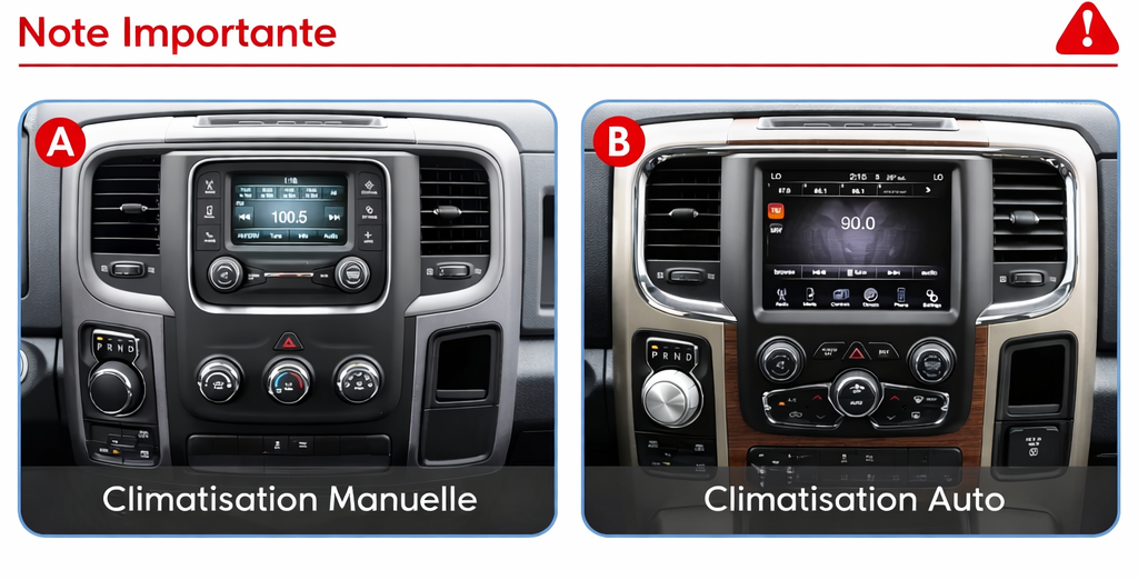 DODGE RAM [2013-2018] TYPE A [CLIM MANUEL]