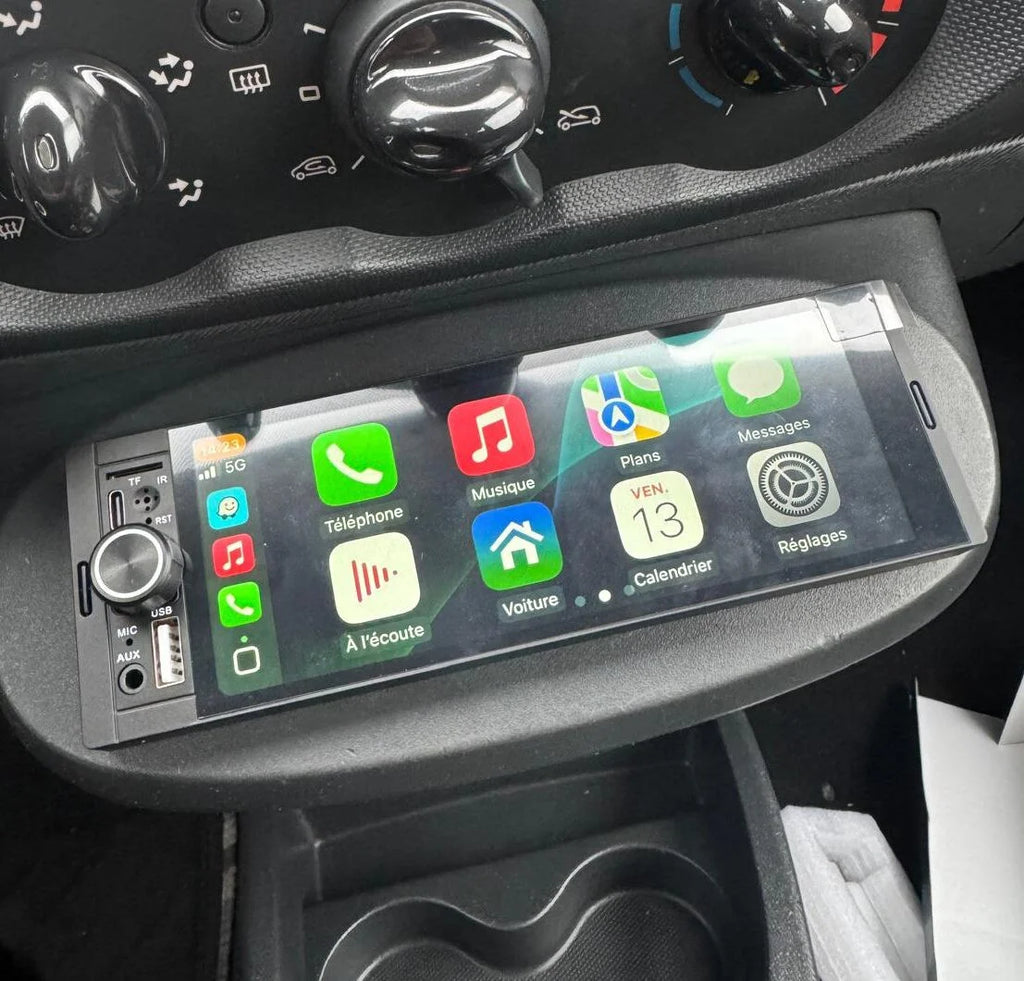 FAÇADE TWINGO 2 - ÉCRAN DÉPORTÉ (pour poste CarPlay)