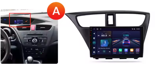 Honda Civic [2012–2017] Sans GPS d'origine - Type A