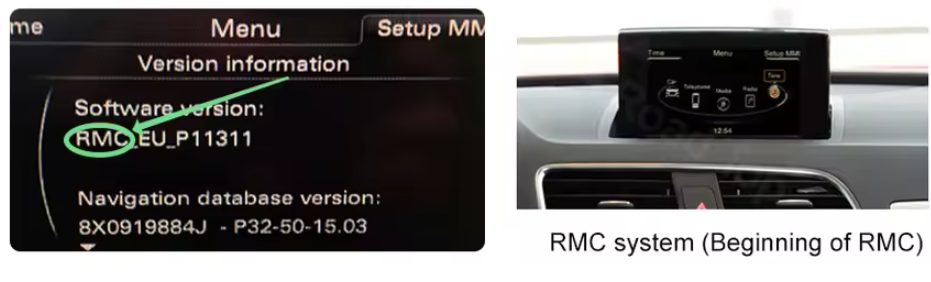 Audi Q3 [2013–2018] Système RMC d'origine