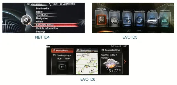 Boîtier CarPlay BMW - Poste d'origine – EVO ID5