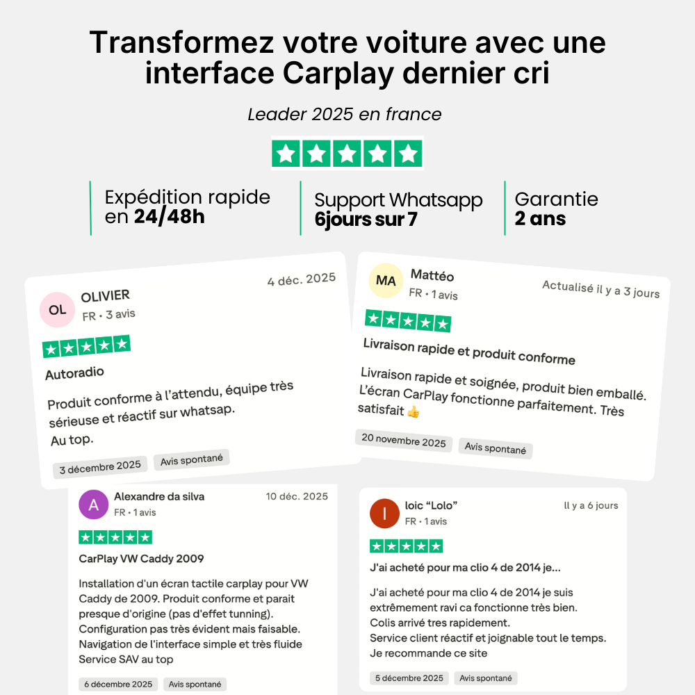 AUDI Q5 [2009–2015] Sans GPS - Warning à droite